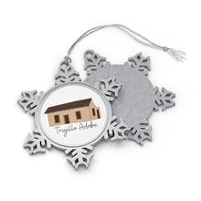 Load image into Gallery viewer, Trujillo Adobe Pewter Snowflake Ornament
