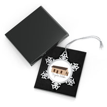 Load image into Gallery viewer, Trujillo Adobe Pewter Snowflake Ornament
